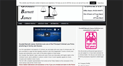 Desktop Screenshot of gbjcriminalsolicitors.com